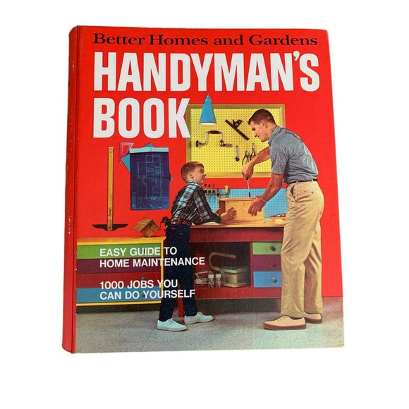 Better Homes and Gardens Handyman's Book (1974) Vintage 3-Ring Hardcover Binder - Picture 1 of 16